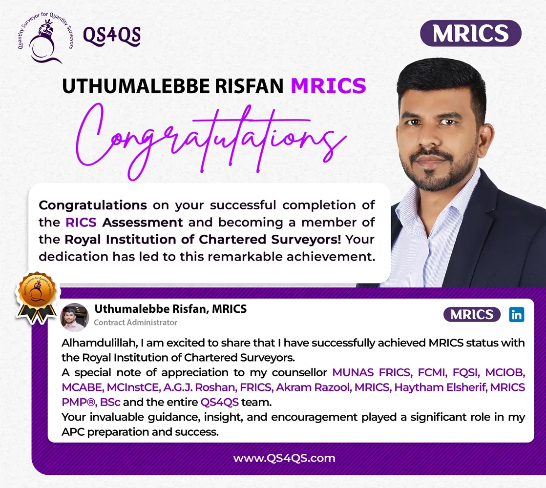 Rics - Uthumalebbe Risfan MRICS@2x